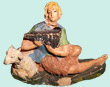 Figurina da Presepe in terracotta