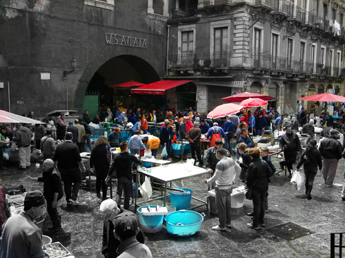 mercato del pesce di Catania