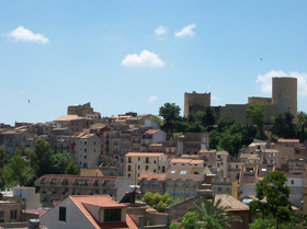 Salemi - veduta del castello